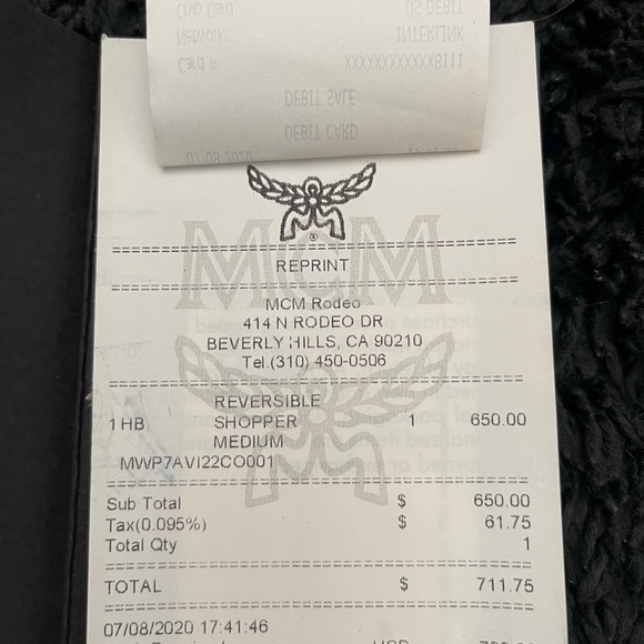 Gently Used Mcm Tote - Picture 5 of 5